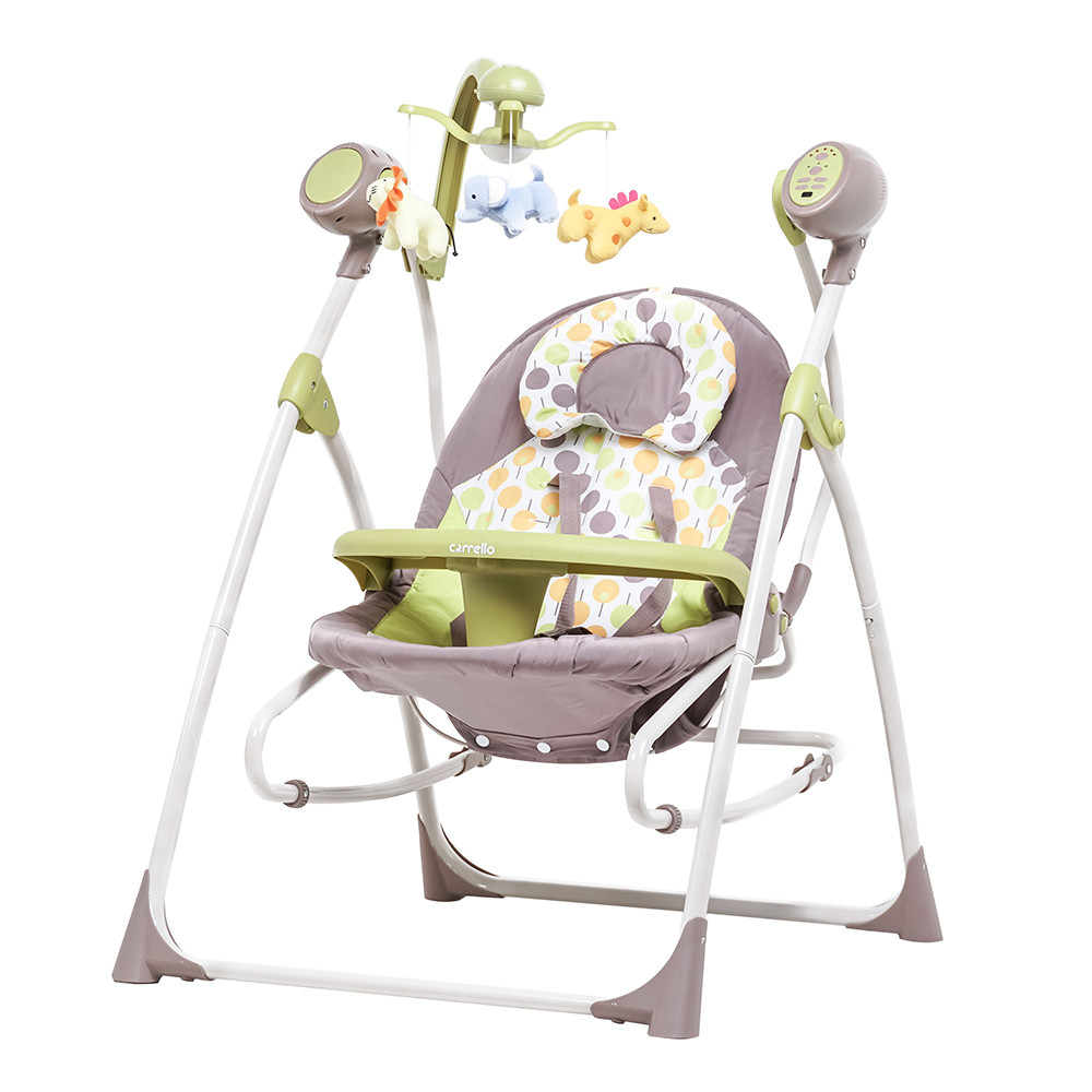 Коліска-гойдалка CARRELLO Nanny 3в1 CRL-0005 Green Tree /1/MOQ