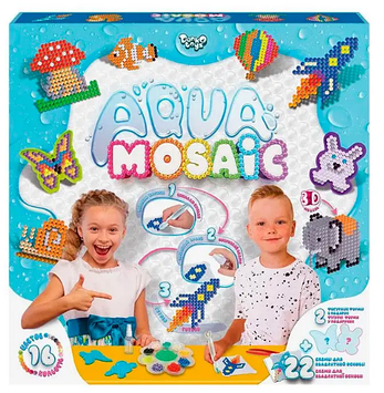 Набір креативної творчості "Aqua Mosaic" №AM-01-02 (укр)/DankoToys/(10)