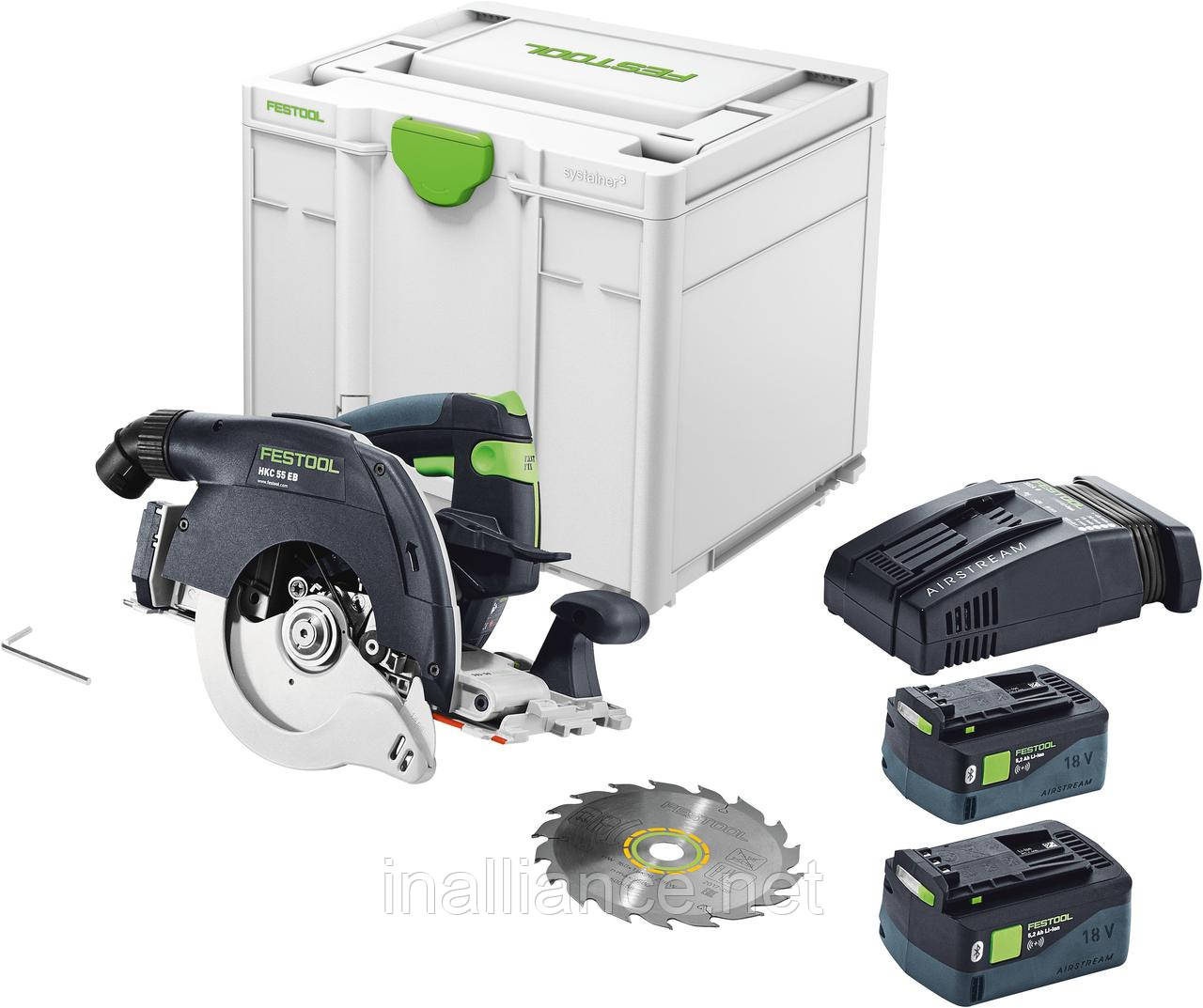 Акумуляторна дискова пила HKC 55 5.0 EBI-Plus-SCA Festool 577678