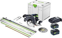 Аккумуляторная дисковая пила HKC 55 5.0 EBI-Set-FSK 420 Festool 577675