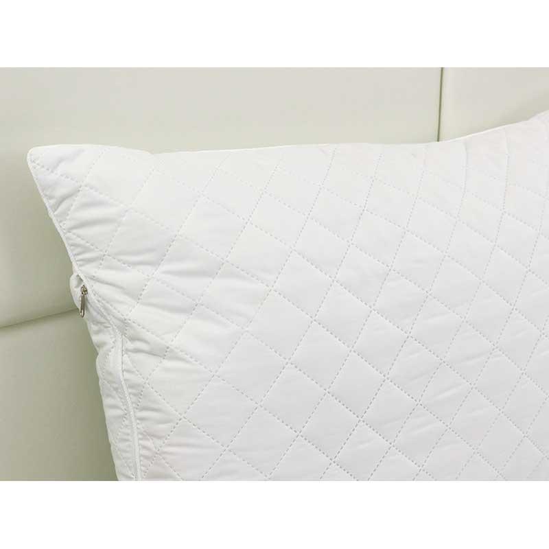 Силиконовая подушка на молнии Ромб 50х70 шариковое волокно в стеганой микрофибре (310.52УМ) - фото 4 - id-p1603231631