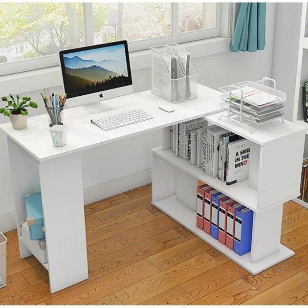 Комп'ютерний стіл MebelProff КС-18, письмовий стіл з полицями, стіл-стелаж