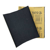 Шлифлист на бумажной основе (наждачная бумага), P 60, 230 х 280 мм, водостойкий YATO YT-8400