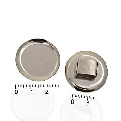 Основи під гумки 2.9 см срібні