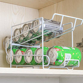 Подвійна полку в холодильник для банок 0,33 л