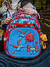 Шкільний рюкзак для дівчинки в 1-4 клас ортопедичний принт Квіти SkyName R3-244, фото 3