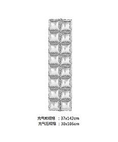 Фольгована стіна для фотозони Куби сріблясті.Розмір 30-106 см.