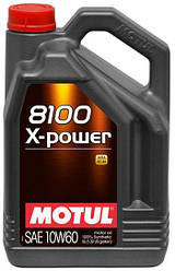 Масло моторное 5L 8100 X-POWER SAE 10W60 100% синтетическое MOTUL 854851 / 106144