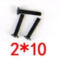 Гвинтик M2*10 чорний (комплект по 100шт)