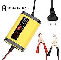 Зарядний пристрій 12В/2А для автомобільних та інших акумуляторів (GEL, AGM)