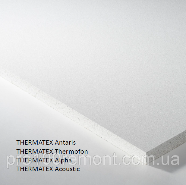 Плита потолочная AMF THERMATEX Thermofon 600х600х15 мм Tegular 15 - фото 1 - id-p1603308210