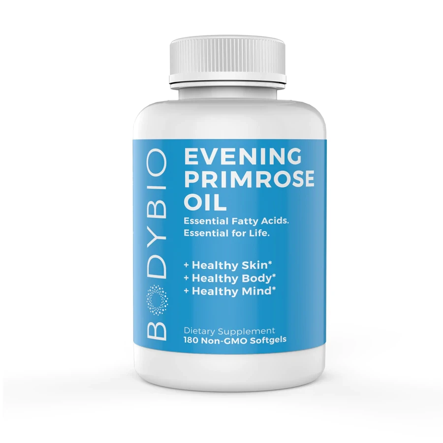 BodyBio Evening Primrose Oil/Олія примули вечірньої 180 гелів BX457, фото 1