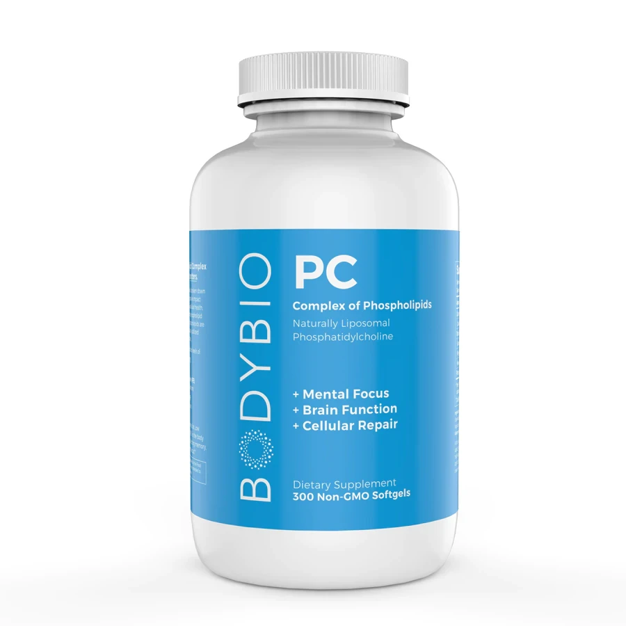 BodyBio PC Phosphatidylcholine/Фосфатидилхолін Підвищення пам'яті та уваги 300 капс BX545, фото 1