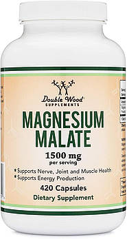 Double Wood Magnesium Malate / Магний Малат 420 caps