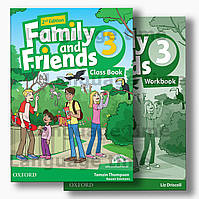 Family and Friends 3 Class Book + Workbook (2nd edition) Комплект Термоклей