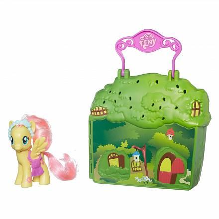 My Little Pony Fluttershy Моя маленька поні Флатершай і котедж (B6010)