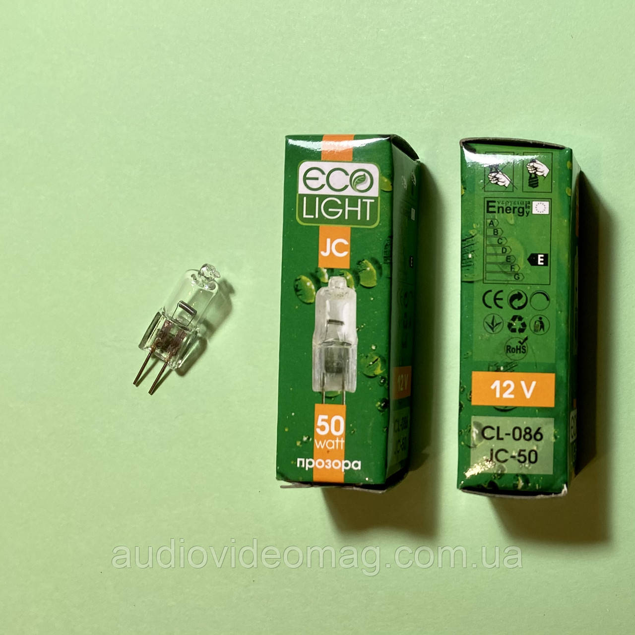 Галогенна капсульна лампа 12V 50Wt цоколь G4