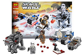 Конструктор "Бій піхотинців Першого Ордена проти Спідера на лижах" 228 деталей