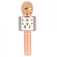 Беспроводной мини-портативный WS-858 Karaoke Микрофон Bluetooth USB-динамик! BEST