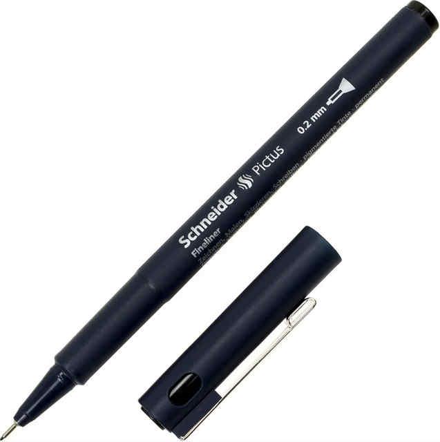 Лінер Schneider Pictus чорний 0,2