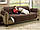 Покривало на диван (170х125 см) двостороннє Couch Coat, Коричневий, накидка на меблі, фото 6