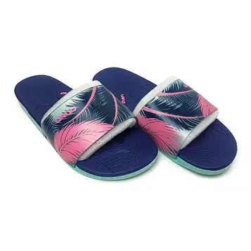 Жіночі шльопанці сланці літні синє перо Lano 2269