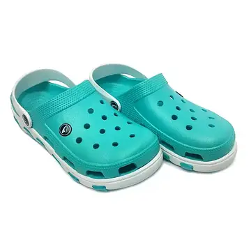 Крокси жіночі сабо шльопанці бірюзові 372