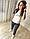 Костюм спортивний прогулянковий модний зручний двокольоровий з написом футболка і штани арт 3779, фото 3