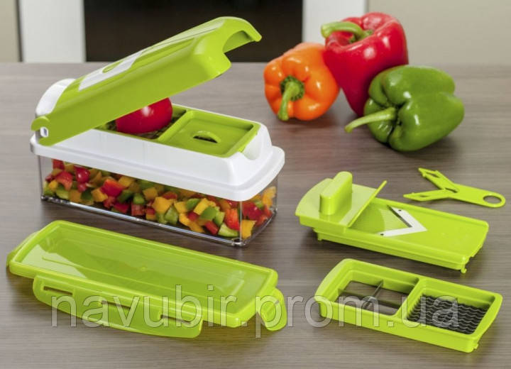 Уценка! Многофункциональная овощерезка, слайсер, Nicer Dicer plus, кухонная терка (NV) - фото 7 - id-p1569911412