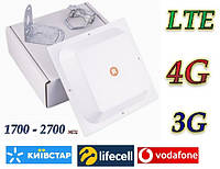 КВАДРАТ панельная антенна 3G 4G LTE R-Net 17 дБ 824-960/1700-2700 MHz для vodafone lifecell киевстар