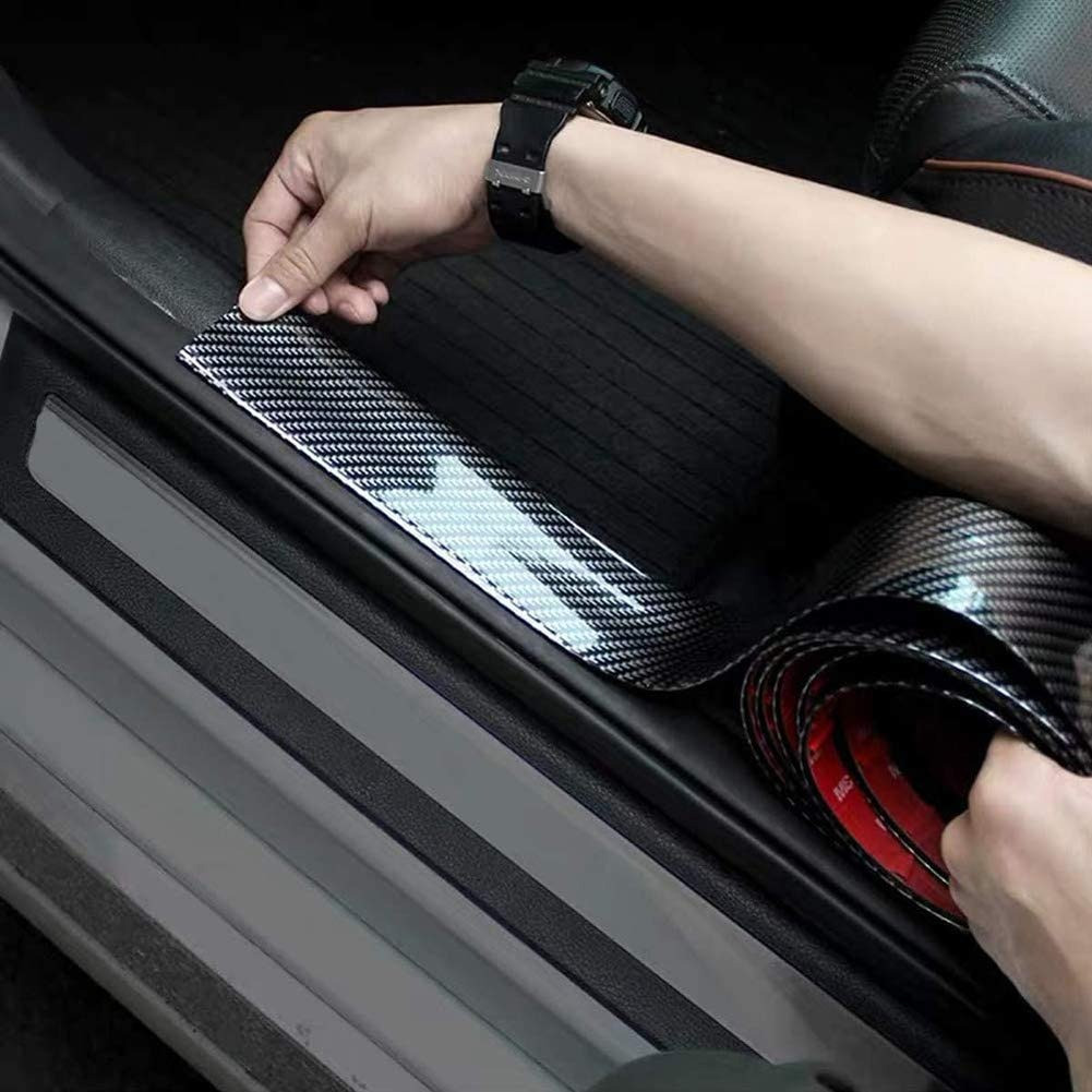 Молдинг лента для авто Anti Scratch Sticker 70мм карбоновая лента на авто тюнинг, лента для защиты кузова (ST) - фото 5 - id-p1603418444