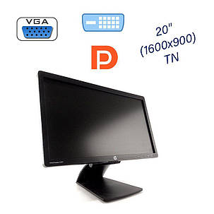 Монитор HP EliteDisplay E201 / 20" (1600x900) TN / 1x VGA, 1x DVI, 1x DP, 1x USB-Hub, фото 2