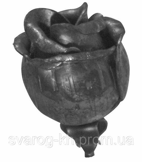 Кований бутон троянди 100х70