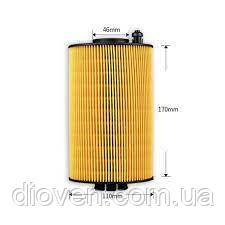 Фільтр оливний Weichai елемент вставка МАЗ, КРАЗ 611600070119, Євро 5 (Арт. 611600070119)