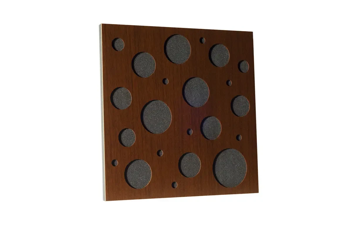 Акустична панель Ecosound EcoBubble Brown 50х50см 73мм колір коричневий