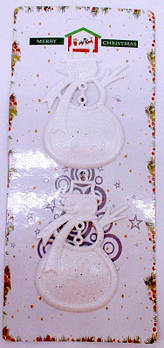 Іграшка на ялинку пластикова "Сніговик" 19194 G-Rich