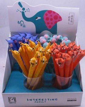 Ручка гелева "Звірята" 17103 G-Rich