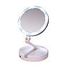 Настільне косметичне дзеркало з підсвічуванням Fold Away Mirror, фото 2