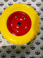 Колесо пінополіуретанове 4.80/4.00-8 на тачку (візок) під вісь 16 мм