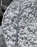 Галька мармурова біла "Тасос" Греція  (ціна за 1 кг від 1 тони), фото 6
