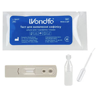 Тест на сифіліс (ТР) WONDFO W34-C4P, 1 шт