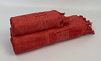 Набор бамбуковых полотенец Cottonize 2шт cod306 Красный