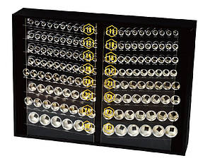 Whirlpower Дисплей з головками 1/2" 10-32мм 147од
