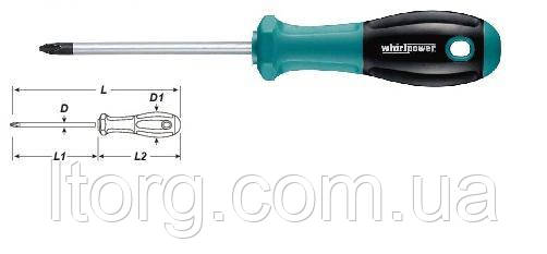 Whirlpower Викрутка PH0*60 мм