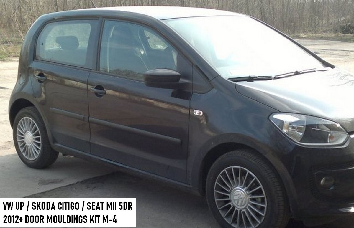 Молдинги на двери для Skoda CitiGo 5 door 2011+, фото 3