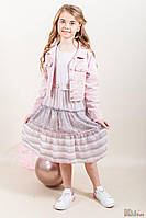 Комплект для девочки (платье+ пиджак) (116 см.) Moonstar