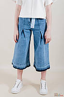 Джинсы-кюлоты укороченного кроя для девочки (140 см.) A-yugi Jeans