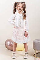Комплект(блузка+юбка) для девочки (104 см.) Moonstar