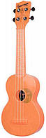 Укулеле KALA WATERMAN FLUORESCENT ORANGE SOPRANO UKULELE