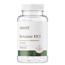 Бетаїну гідрохлорид OstroVit Betaine HCL 90 caps